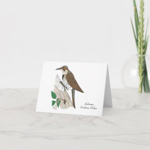 Alabama State Bird: Northern Flicker Thank You Card