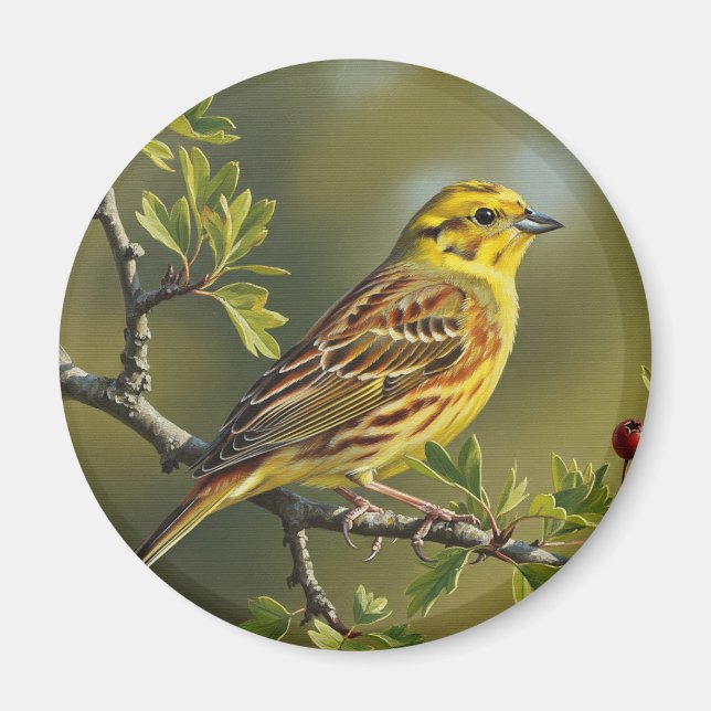 Alabama State Bird Yellowhammer Magnet (Front)