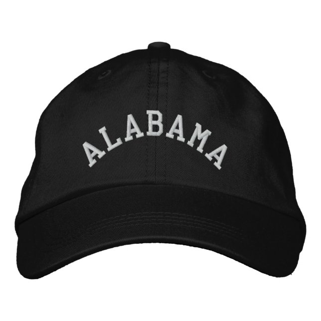 Alabama State Embroidered Hat (Front)