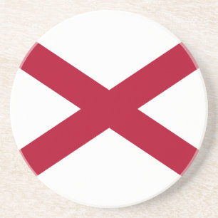Alabama State Flag Coaster