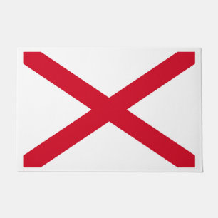 Alabama State Flag Design Doormat