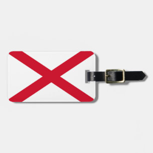 Alabama State Flag Design Luggage Tag
