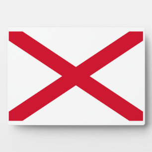 Alabama State Flag Design Plaque