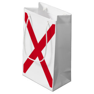 Alabama State Flag Design Small Gift Bag