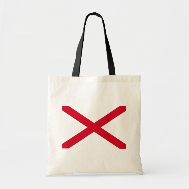 Alabama State Flag Design Tote Bag (Front)