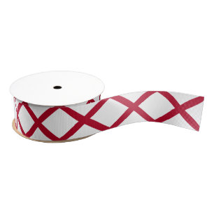 Alabama State flag Grosgrain Ribbon