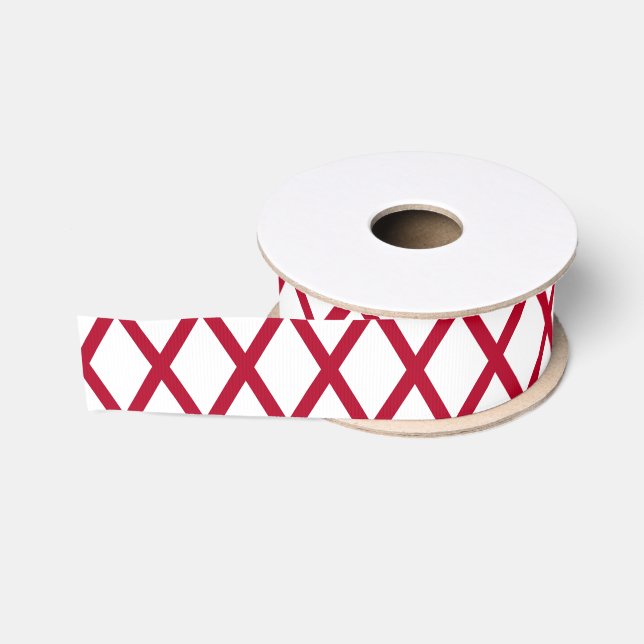 Alabama State flag Grosgrain Ribbon (Spool)