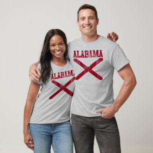 Alabama State Flag T-Shirt (Distressed)
