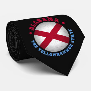 ALABAMA STATE FLAG TIE