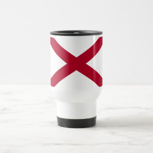 Alabama State Flag Travel Mug