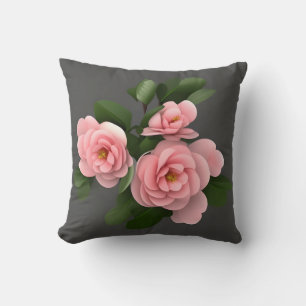 Alabama State Flower - Camellia Cushion