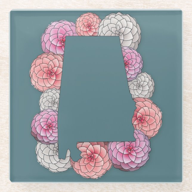 Alabama State Flower Coaster (Front)