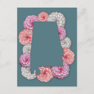 Alabama State Flower Postcard