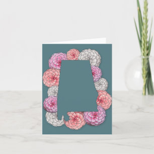 Alabama State Flower Thank You Card