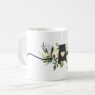 Alabama State Personalised Your Home City Rustic Coffee Mug