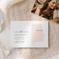 Alabama State Save the Date Card