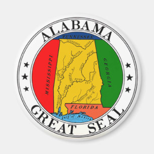 Alabama State Seal Magnet