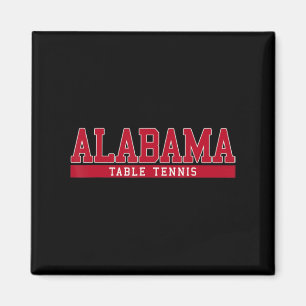 Alabama Table Tennis Magnet