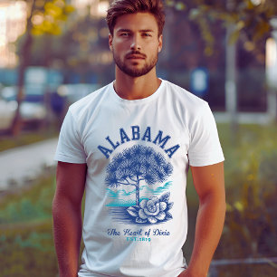 Alabama “The Heart of Dixie” Camellia Flower  T-Shirt