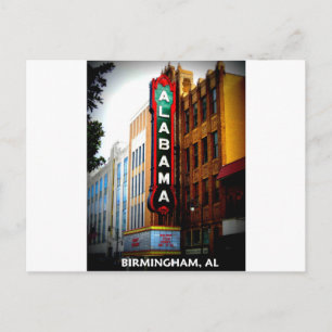 ALABAMA THEATRE - BIRMINGHAM, ALABAMA POSTCARD