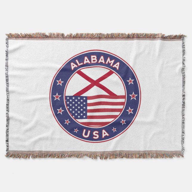 Alabama Throw Blanket (Front)