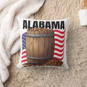 Alabama Throw Pillow