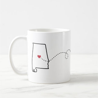 Alabama to Missouri - Heart2Heart Coffee Mug