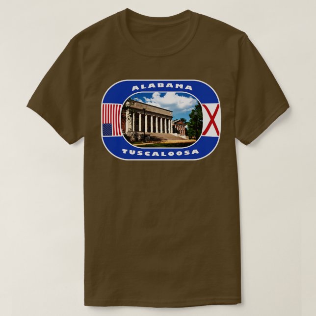 Alabama Tuscaloosa City USA TShirt (Design Front)