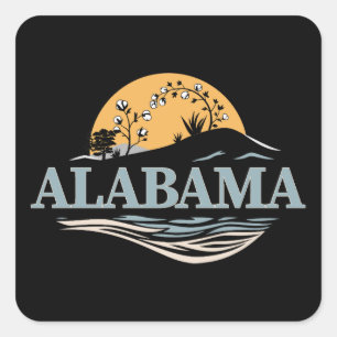 Alabama United States of America Square Sticker