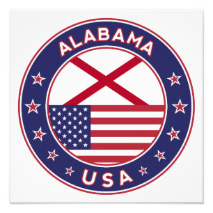 Alabama, USA States, Alabama Photo Print