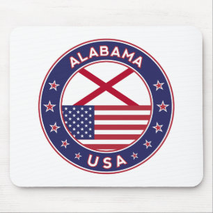 Alabama, USA States, Alabama t-shirt, Alabama Mouse Pad