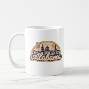 Alabama Vintage Style Coffee Mug