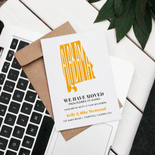 ALABAMA We've moved New address New Home   Postcard