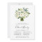 Alabaster Bouquet Rehearsal Dinner Invitation