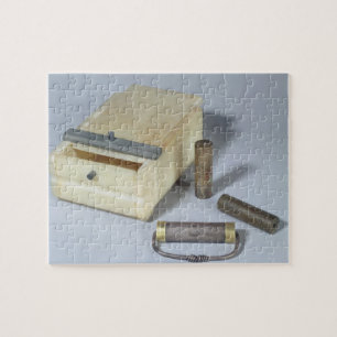 Alabaster box and bronze and silver seal cylinders jigsaw puzzle