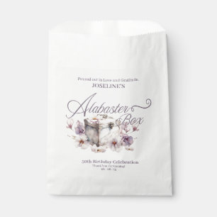 Alabaster Box Birthday Favour Bag