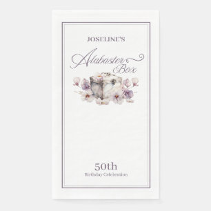 Alabaster Box Birthday Napkin