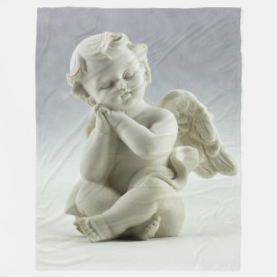 ALABASTER CHERUB FLEECE BLANKET