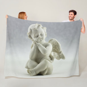 ALABASTER CHERUB FLEECE BLANKET