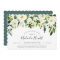 Alabaster Floral Bridal Shower Invitation