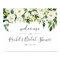 Alabaster Floral Bridal Shower Welcome