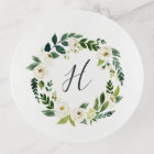 Alabaster Floral Monogram