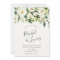 Alabaster Floral Wedding Invitation