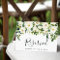 Alabaster Floral Wedding Reserved Sign