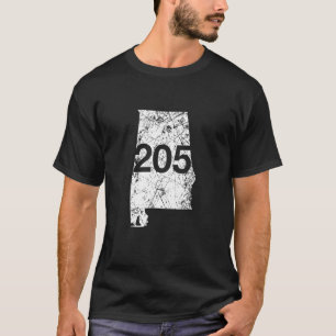 Alabaster Hoover Birmingham Area Code 205 Shirt, A T-Shirt
