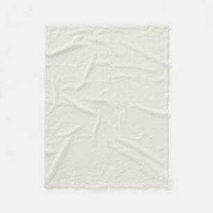 Alabaster (solid colour) fleece blanket