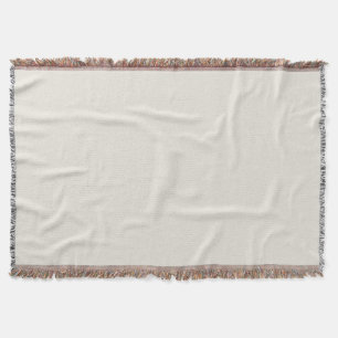 Alabaster (solid colour) throw blanket