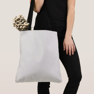 Alabaster Solid Plain Color Tote Bag