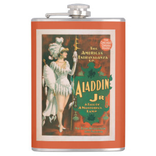 Aladdin Jr. Tale of a Wonderful Lamp Theatre 2 Hip Flask