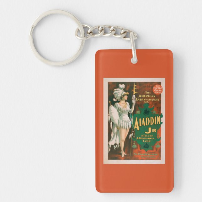 Aladdin Jr. Tale of a Wonderful Lamp Theatre 2 Key Ring (Front)